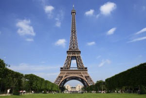 Paris - the beautiful Eiffel Tower.